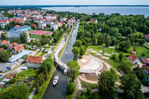 Kładka piesza nad Kanałem Łuczańskim