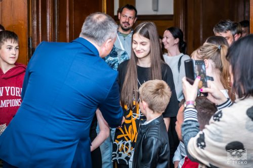 Nagrody Burmistrza w dziedzinie SPORTU_15 maja 2023 r. | gizycko.pl/ Fotografia Tomasz Karolski