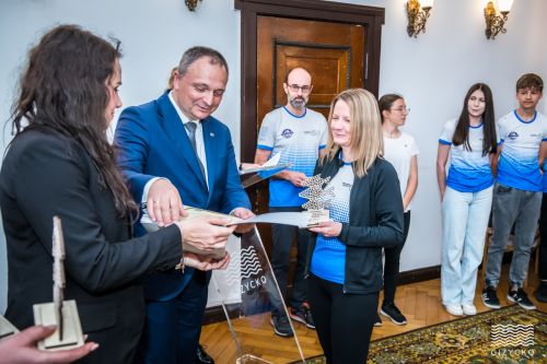 Nagrody Burmistrza w dziedzinie SPORTU_15 maja 2023 r. | gizycko.pl/ Fotografia Tomasz Karolski