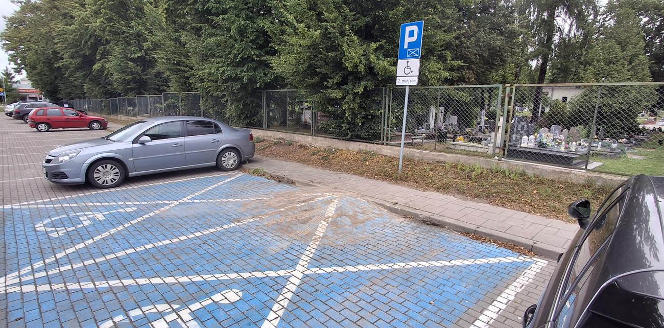 ul. Wodociągowa przy cmentarzu