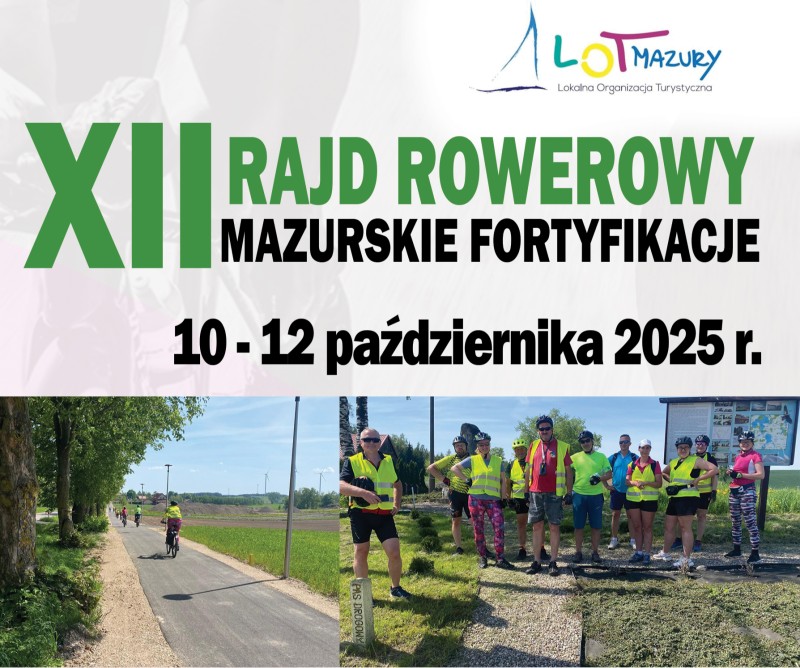  XII Rajd Rowerowy „Mazurskie Fortyfikacje” 