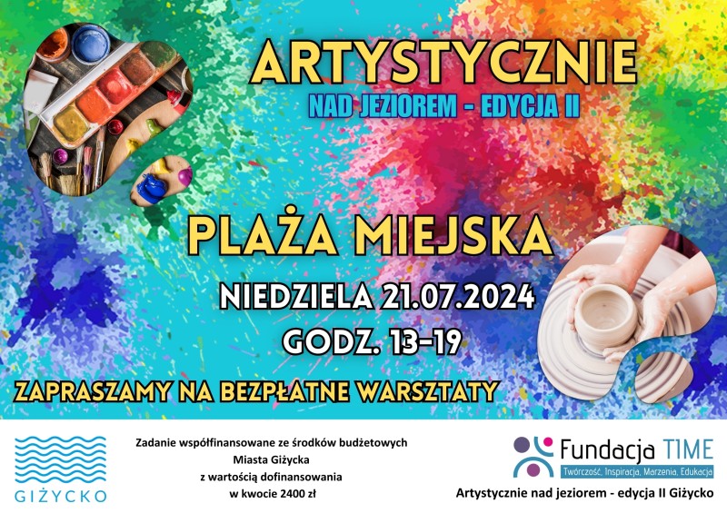 Artystycznie nad jeziorem | Warsztaty